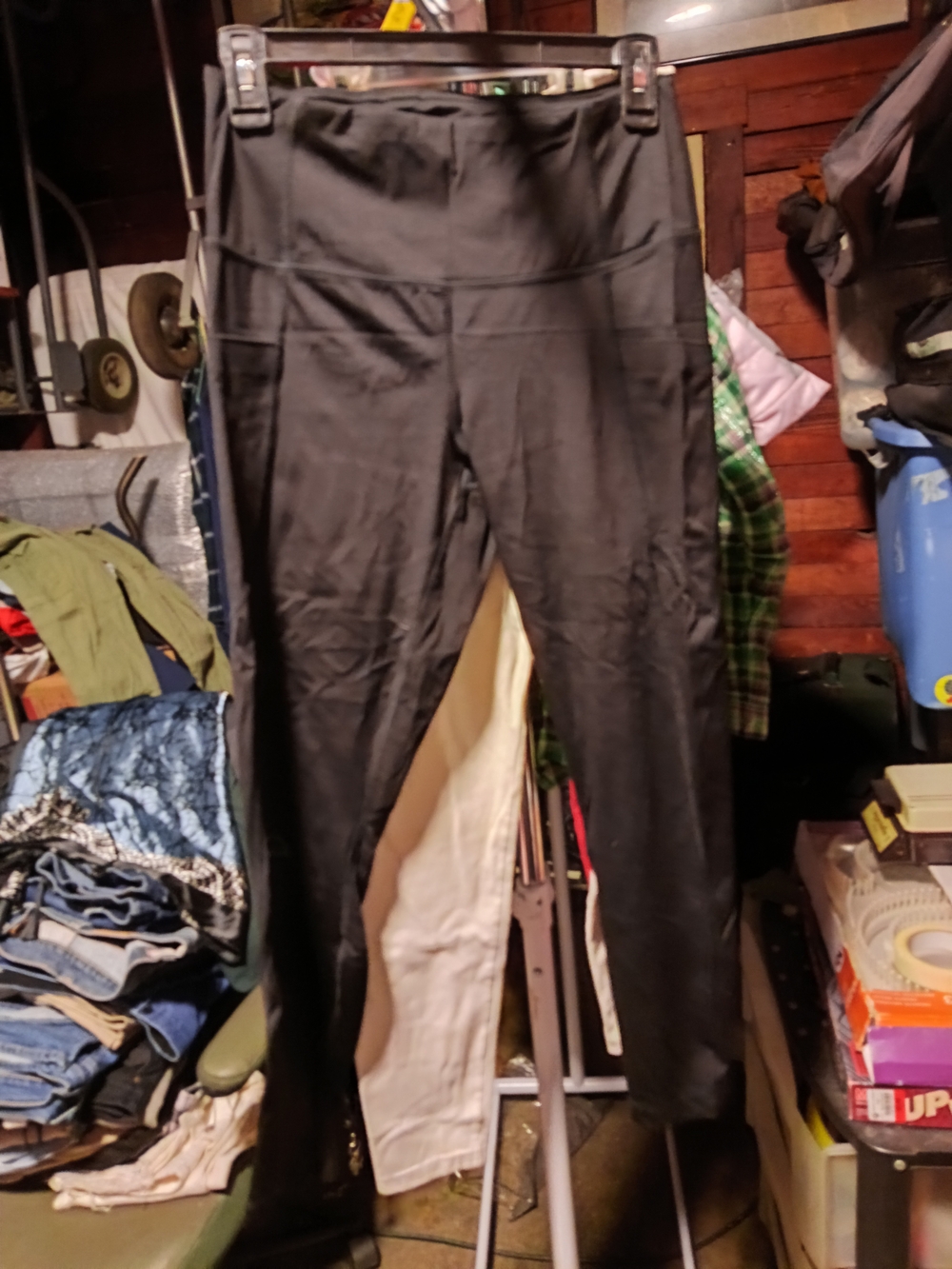 Sleek High-Rise Black Leggings
